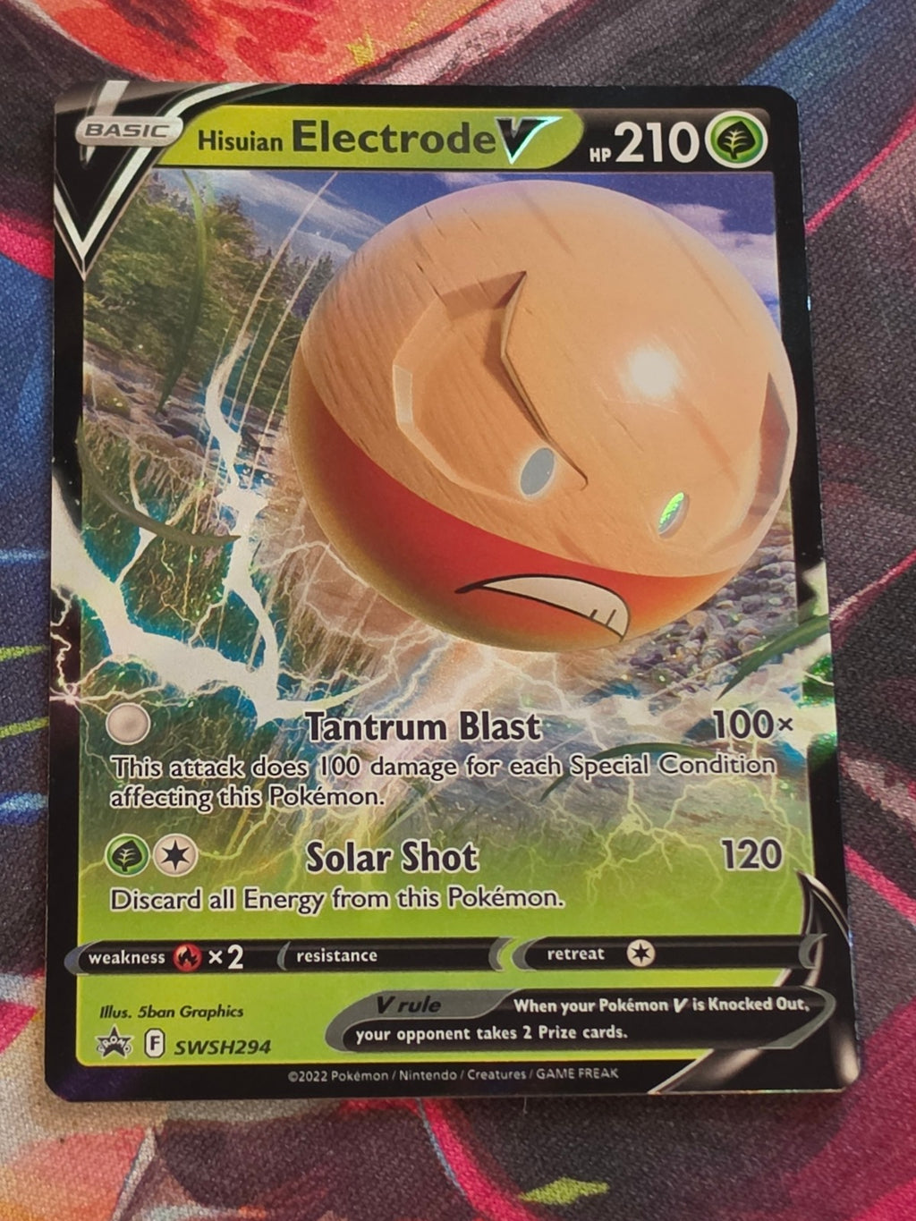 Hisuian Electrode V - SWSH294 - SWSH: Sword & Shield Promo Cards - Promo - LP Pokemon