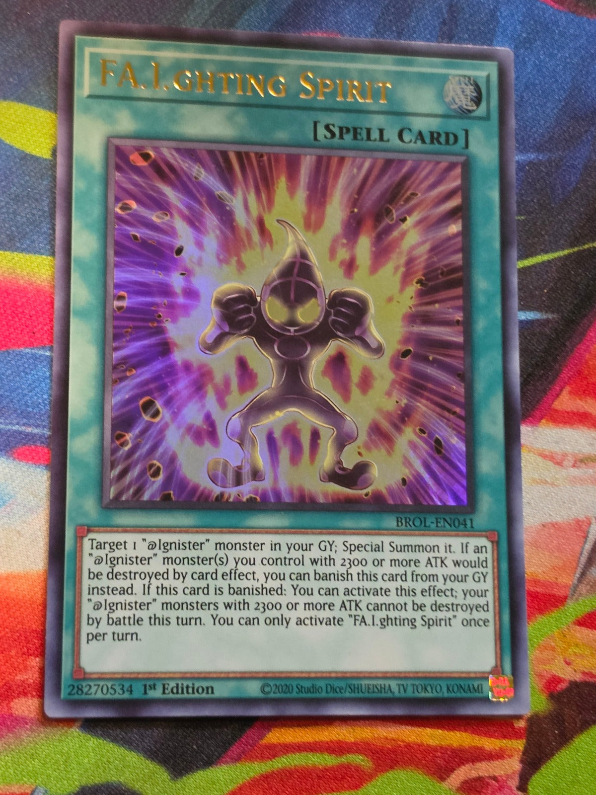 FA.I.ghting Spirit Ultra Rare Brothers of Legend BROL-EN041 LP