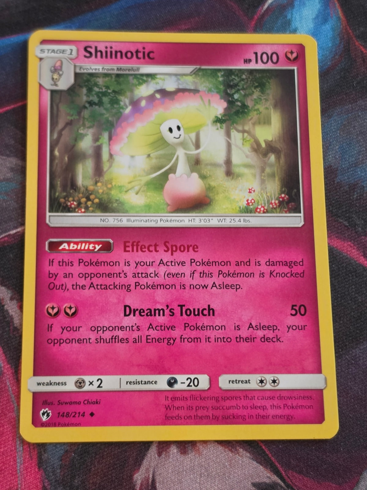 Shiinotic - 148/214 - SM - Lost Thunder - Uncommon - LP - Pokemon