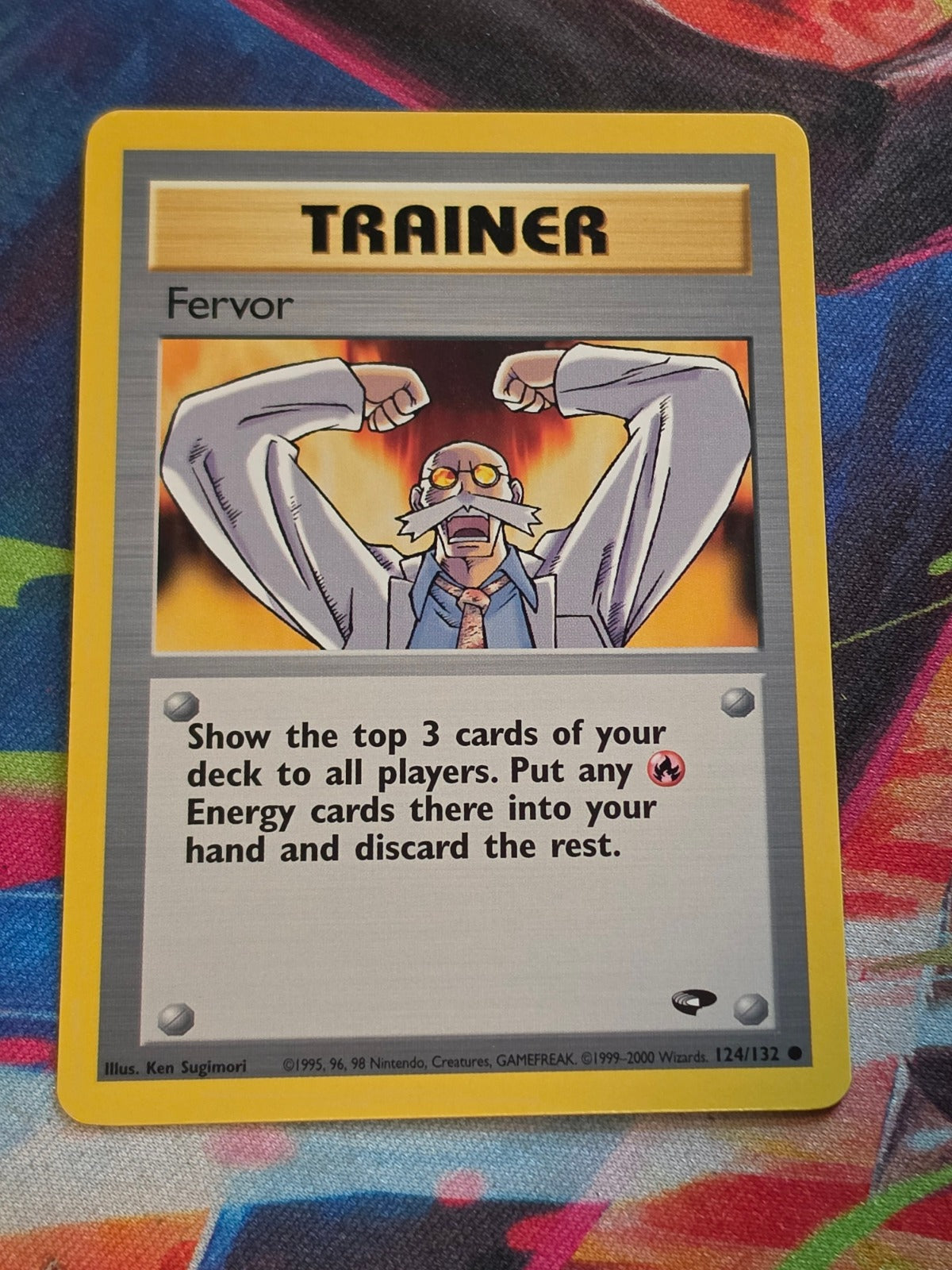Fervor - 124/132 - Gym Challenge - Common - Unlimited - LP+ Pokemon
