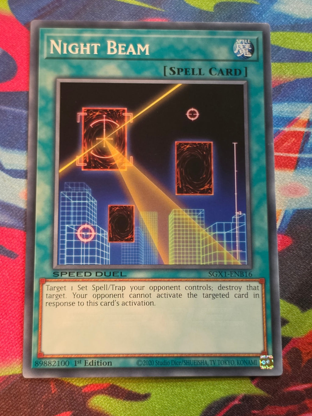 Night Beam Common Speed Duel GX: Duel Academy Box SGX1-ENB16 1st Edition LP Yu-Gi-Oh!