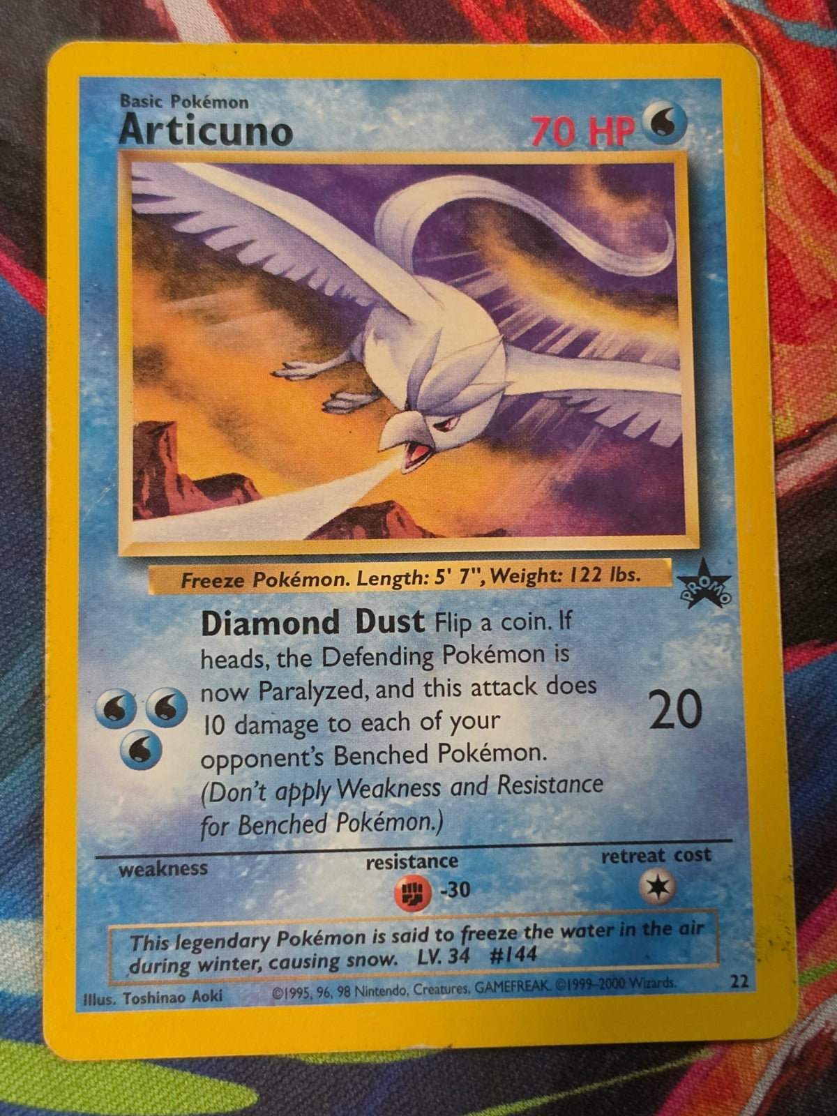 Articuno Promo WotC Promo 22/53 HP Pokemon