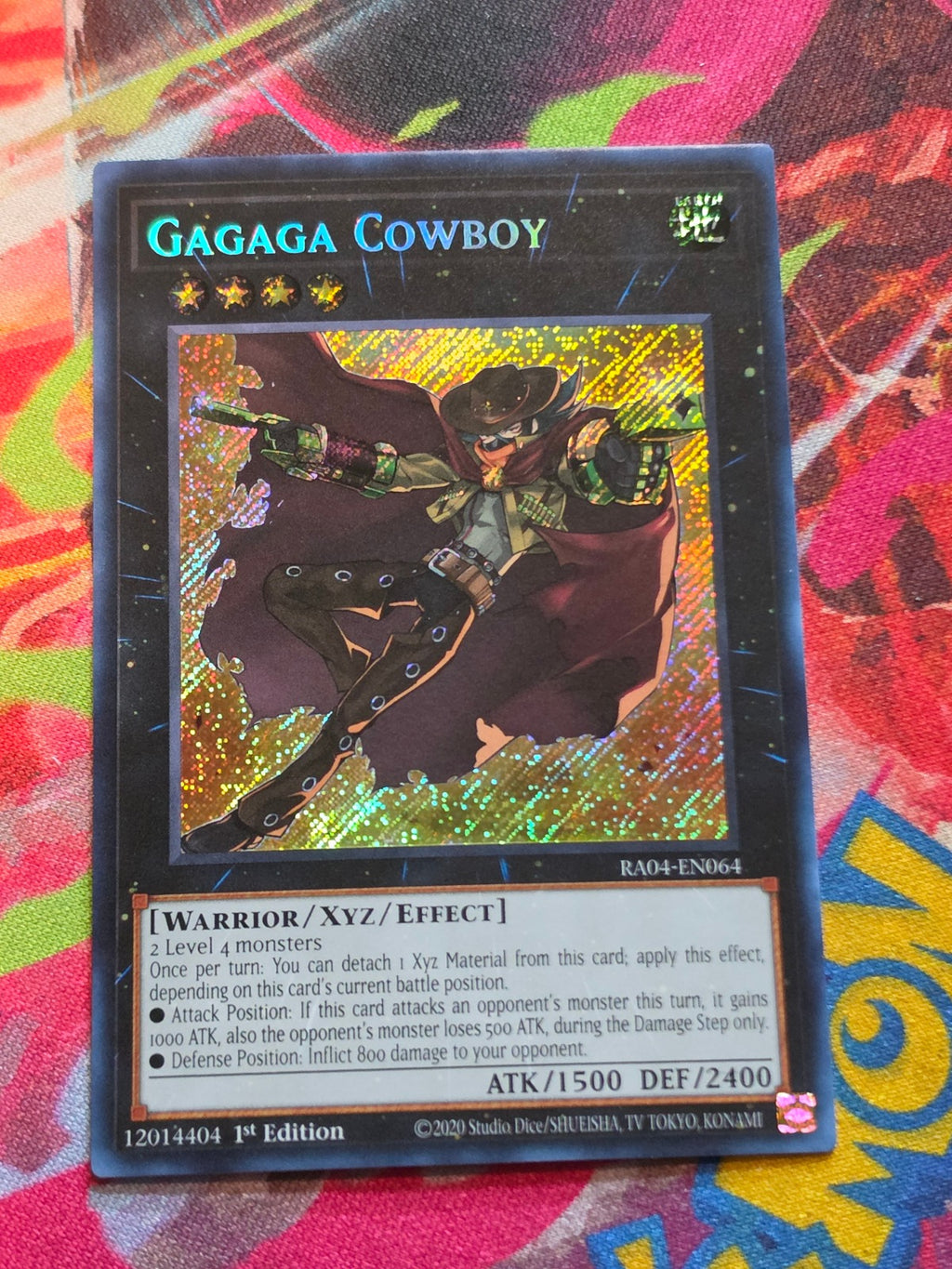 Gagaga Cowboy (Secret Rare) Secret Rare Quarter Century Stampede RA04-EN064 NM