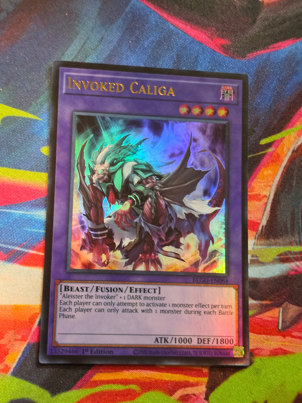 Invoked Caliga Ultra Rare Battles of Legend: Glorious Gallery BLGG-EN084 LP