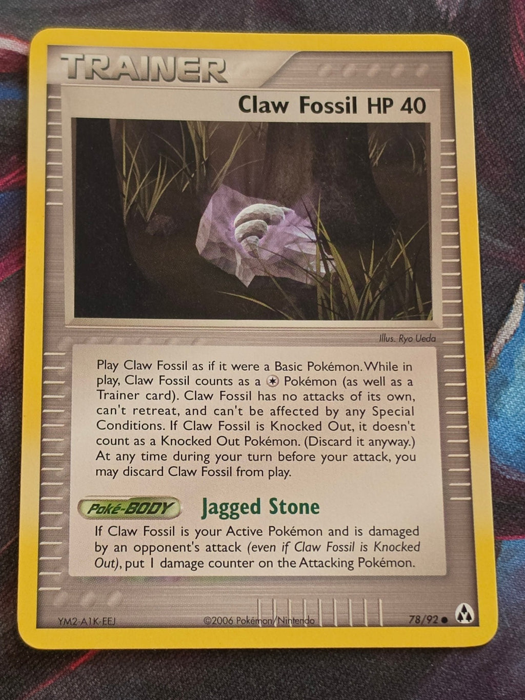 Claw Fossil - 78/92 - EX Legend Maker - Common - LP - Pokemon