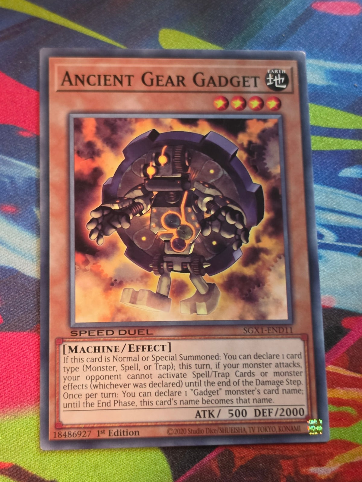 Ancient Gear Gadget Common Speed Duel GX: Duel Academy Box SGX1-END11 1st Edition LP Yu-Gi-Oh!