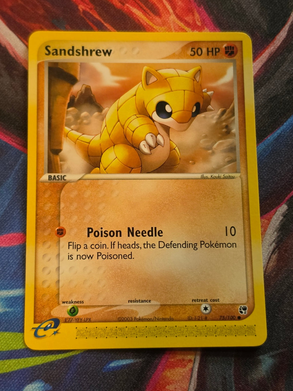 Sandshrew - 75/100 - EX Sandstorm - Common - NM - Pokemon