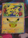 Pikachu - 048/128 - ME: 30th Celebration - Pikachu Rare - NM - Pokemon