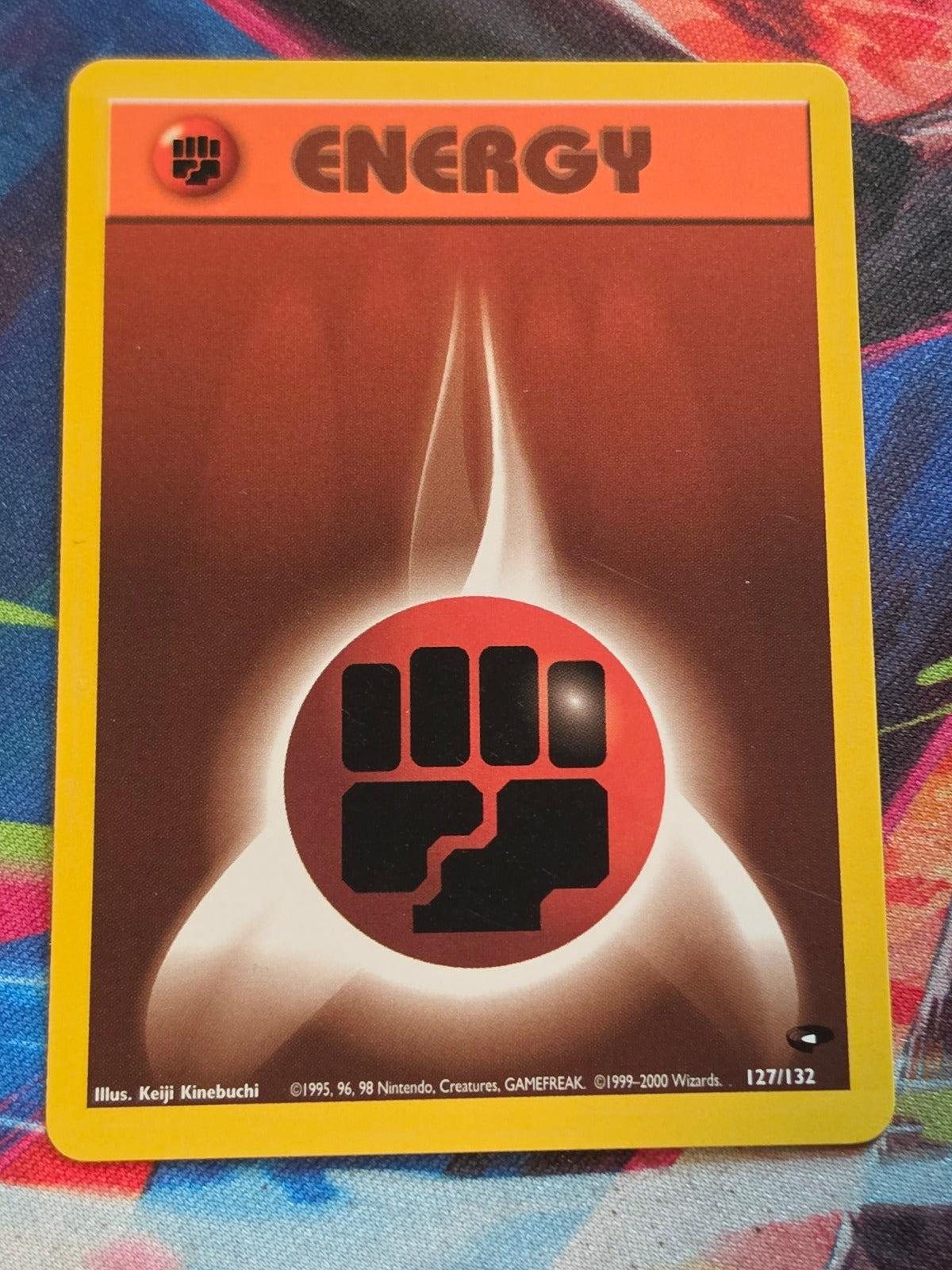 Fighting Energy - 127/132 - Gym Challenge - Common - Unlimited - NM Pokemon