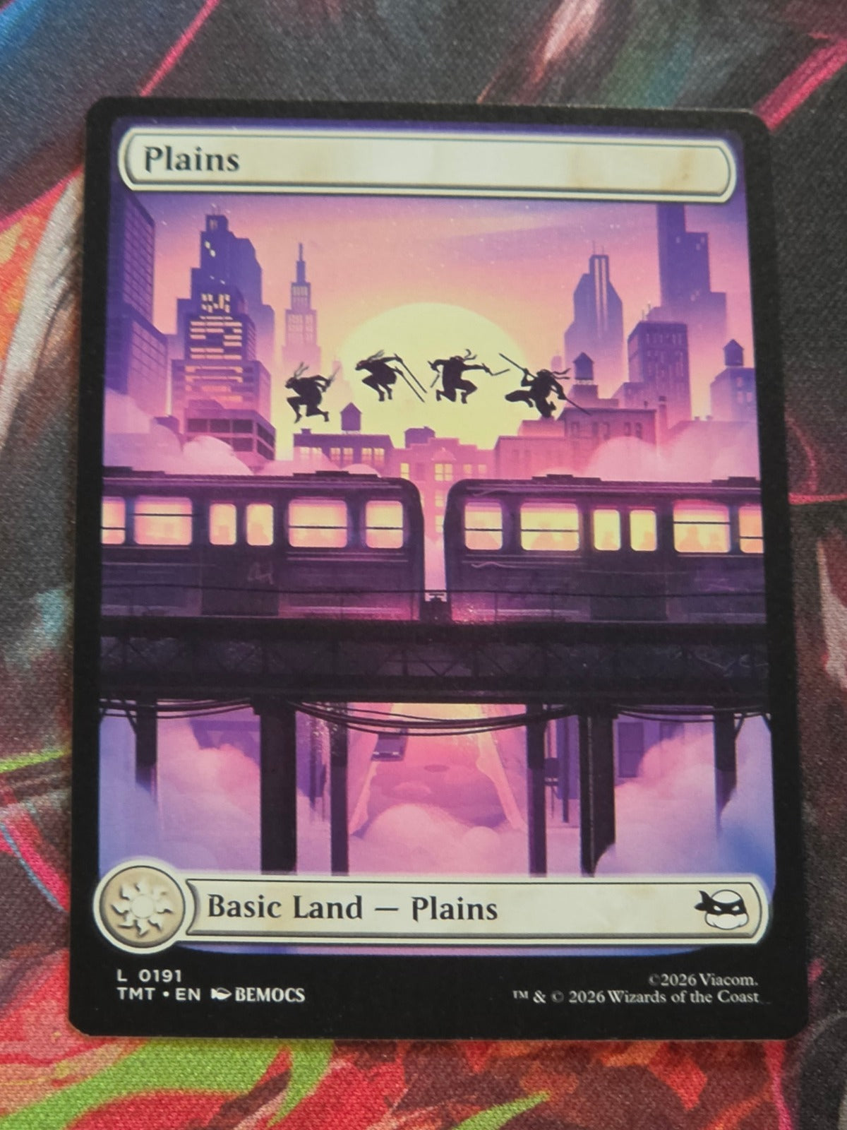 Plains - 191 - Teenage Mutant Ninja Turtles - L - NM MTG