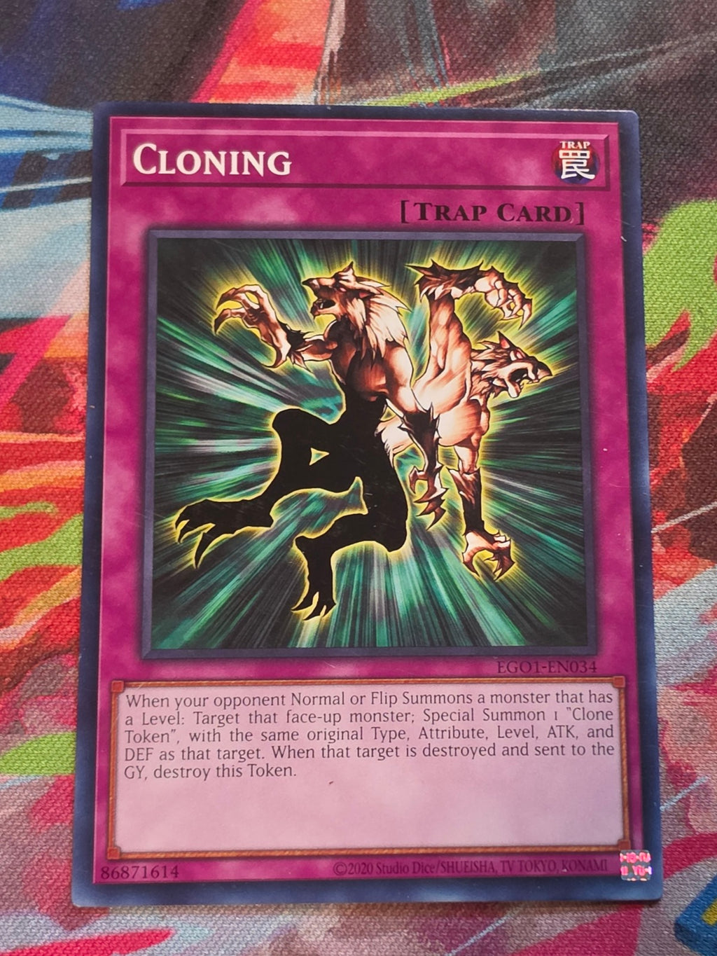 Cloning Common Egyptian God Deck: Obelisk the Tormentor EGO1-EN034 LP
