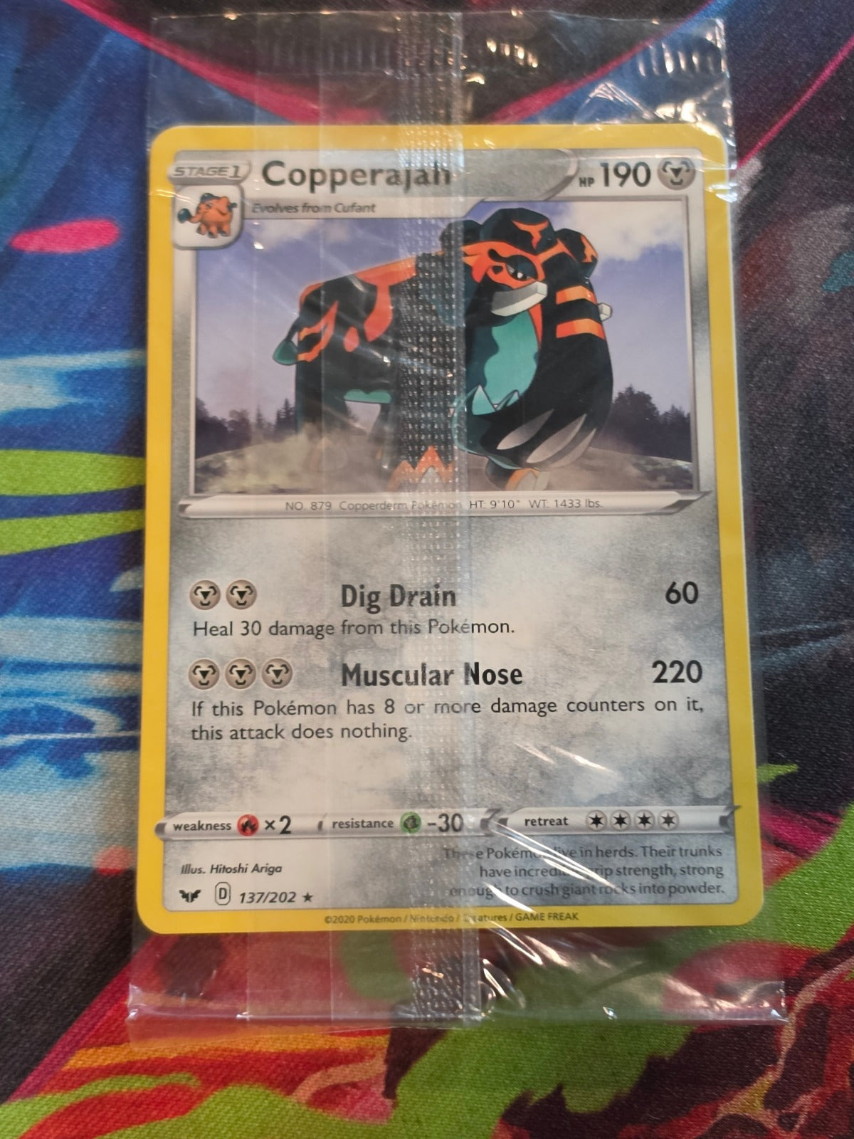 Copperajah Non-Holo GameStop Exclusive Promo Blister Exclusives 137/202 NM Pokemon