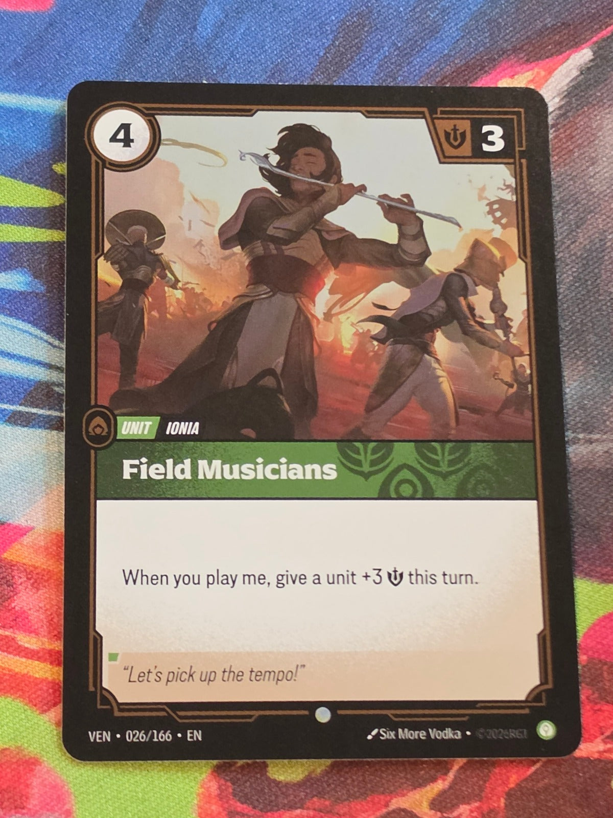 Field Musicians - 026/166 - Vendetta - Common - NM