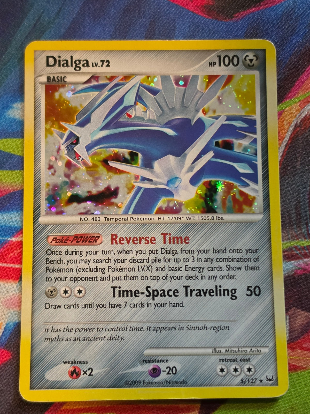 Dialga (5) Holo Rare Platinum 5/127 LP Pokemon