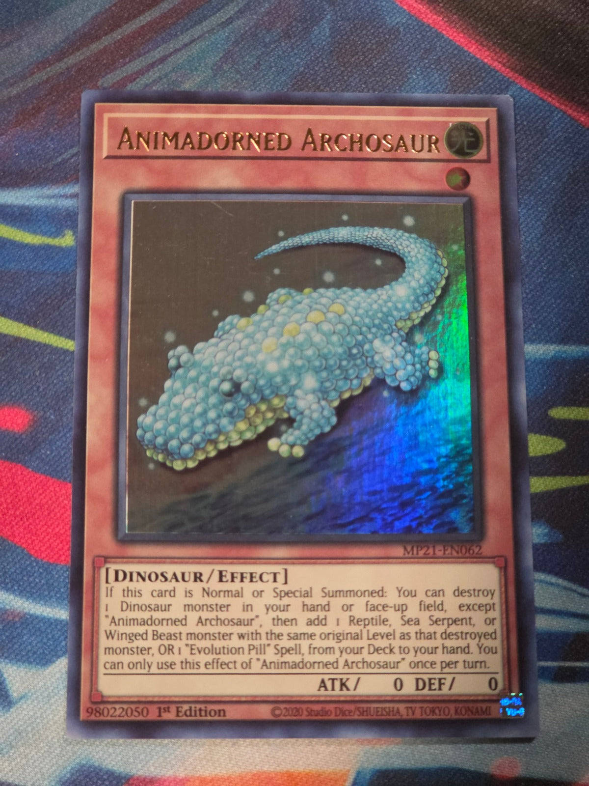 Animadorned Archosaur Ultra Rare 2021 Tin of Ancient Battles MP21-EN062 1st Edition LP Yu-Gi-Oh!