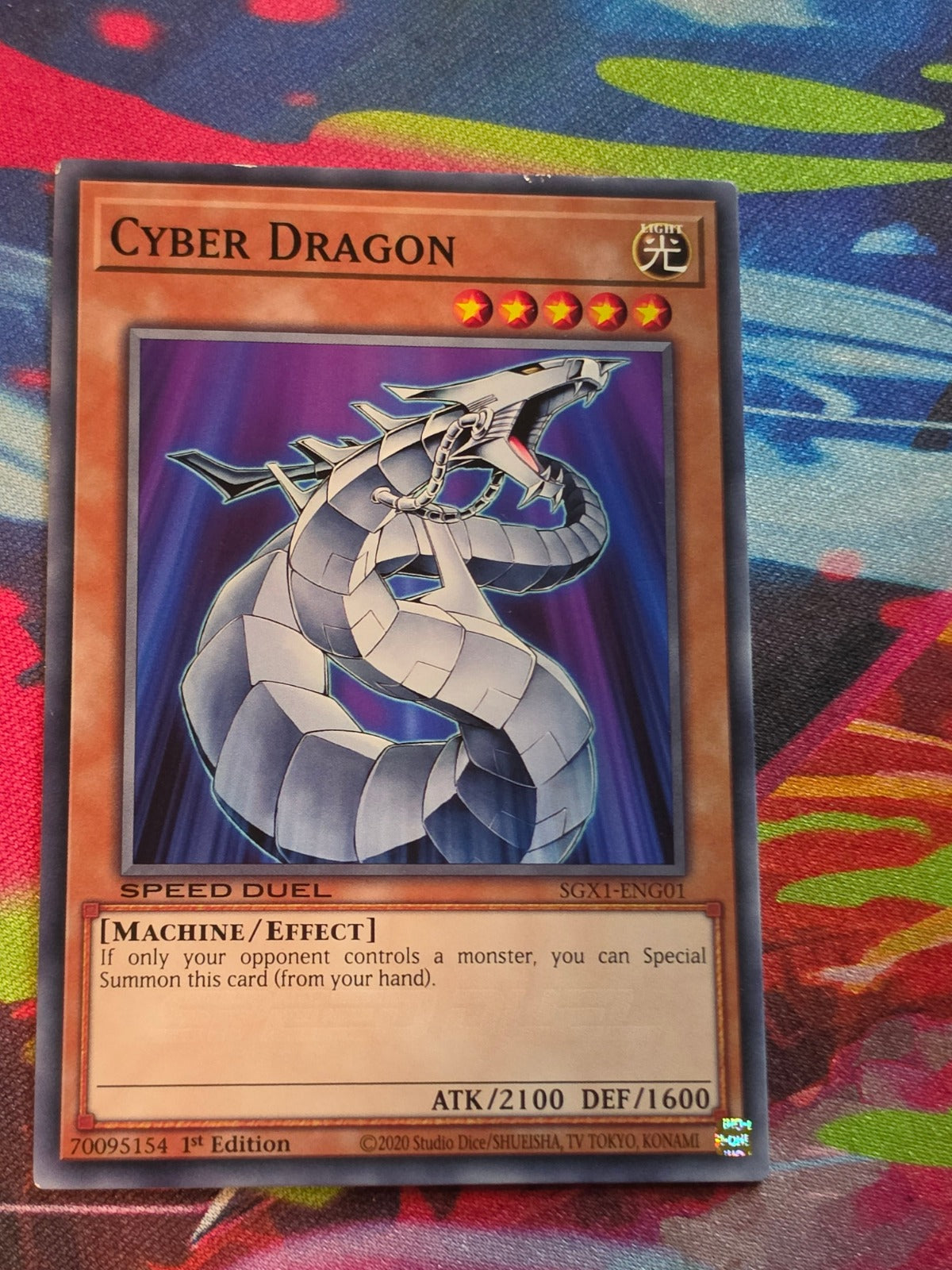 Cyber Dragon Common Speed Duel GX: Duel Academy Box SGX1-ENG01 1st Edition LP Yu-Gi-Oh!