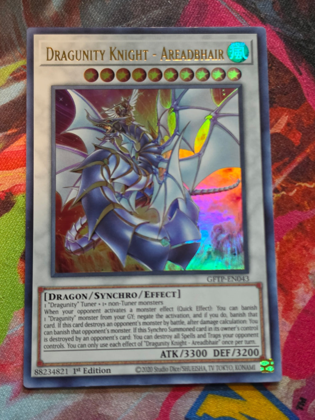 Dragunity Knight - Areadbhair Ultra Rare Ghosts From the Past GFTP-EN043 1st Edition NM Yu-Gi-Oh!