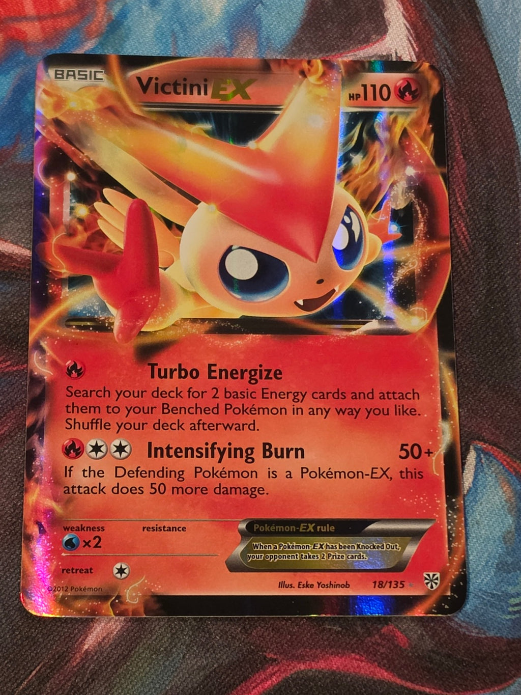 Victini EX - 18/135 - Plasma Storm - Ultra Rare - NM - Pokemon