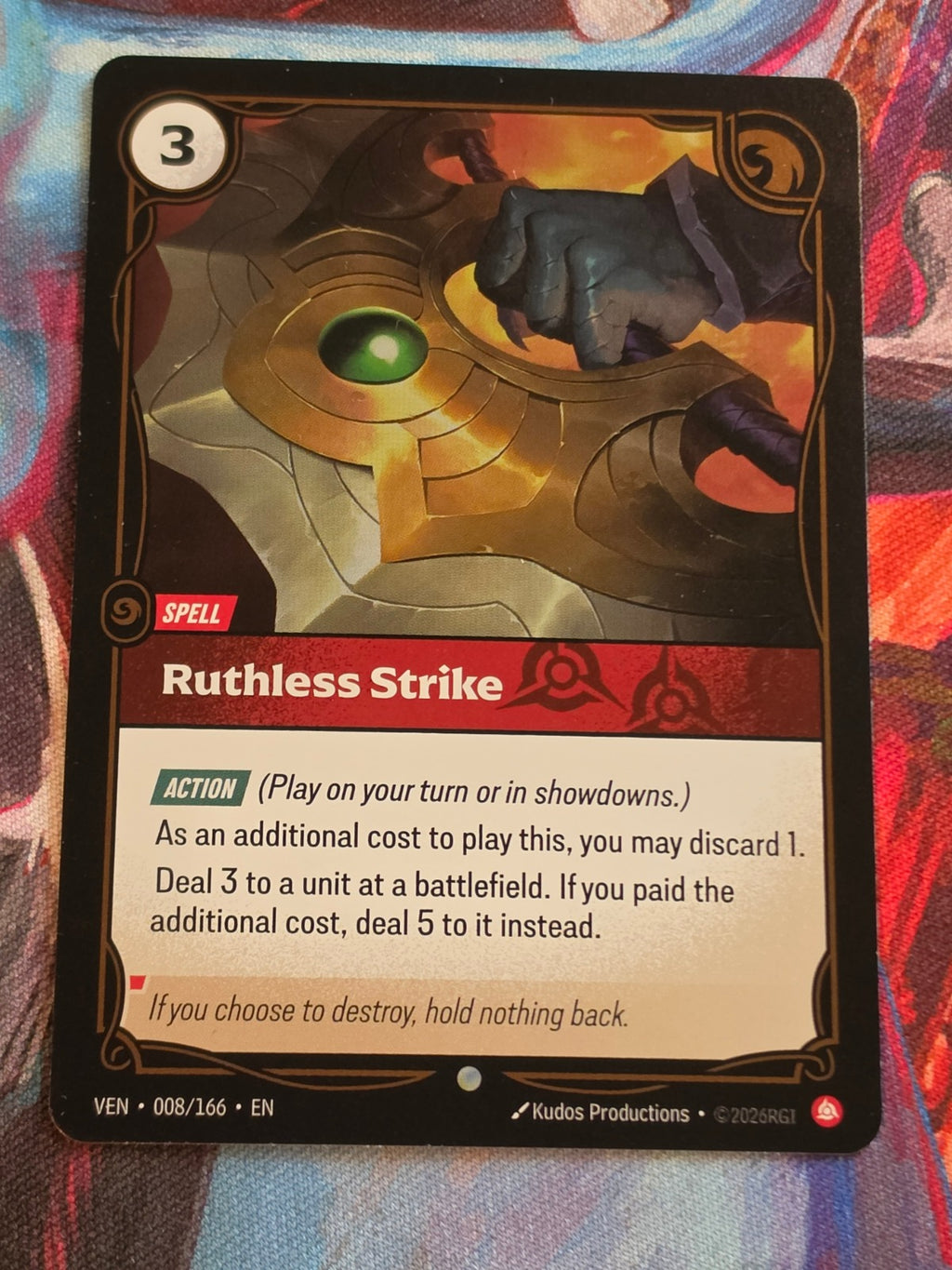Ruthless Strike - 008/166 - Vendetta - Common - NM