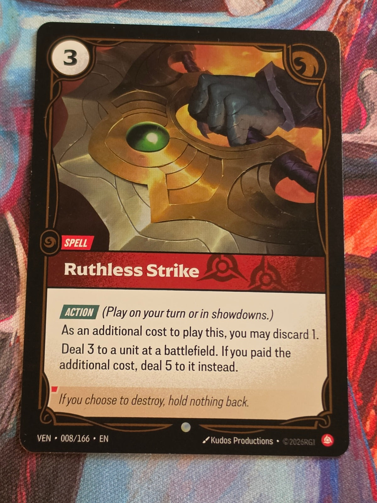 Ruthless Strike - 008/166 - Vendetta - Common - NM