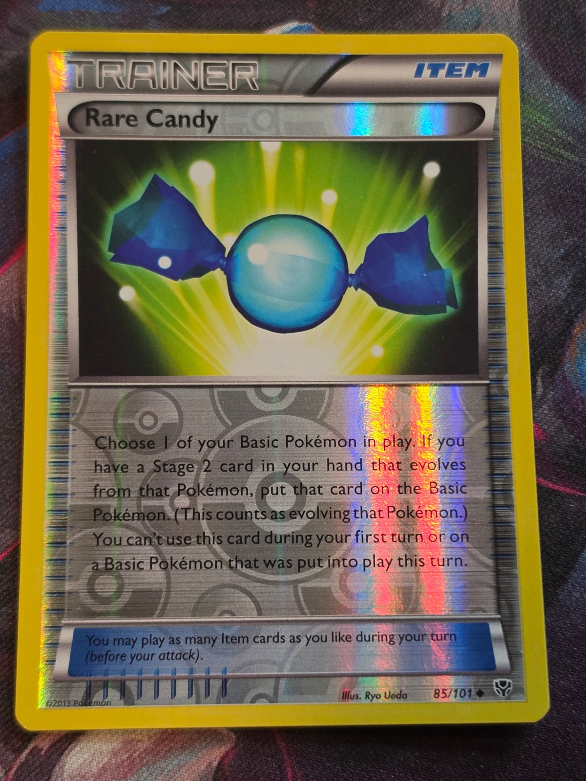 Rare Candy - 85/101 - Plasma Blast - Uncommon - Reverse Holo - LP - Pokemon