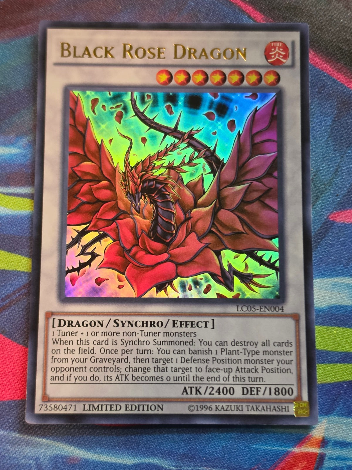 Black Rose Dragon Ultra Rare Legendary Collection 5D's LC05-EN004 LP