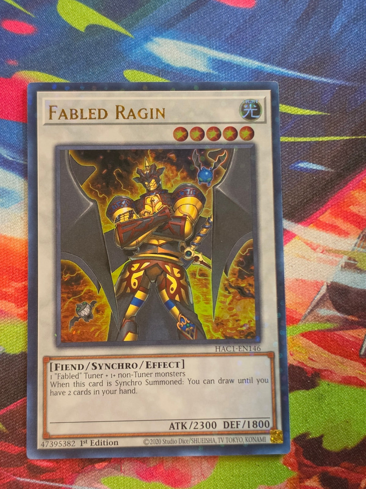 Fabled Ragin (Duel Terminal) Duel Terminal Technology Ultra Rare Hidden Arsenal: Chapter 1 HAC1-EN146 LP