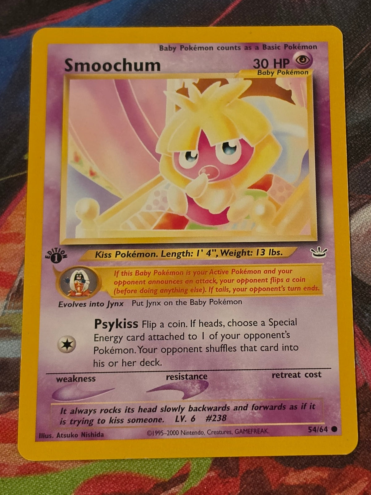 Smoochum - 54/64 - Neo Revelation - Common - 1st Edition - LP Pokemon