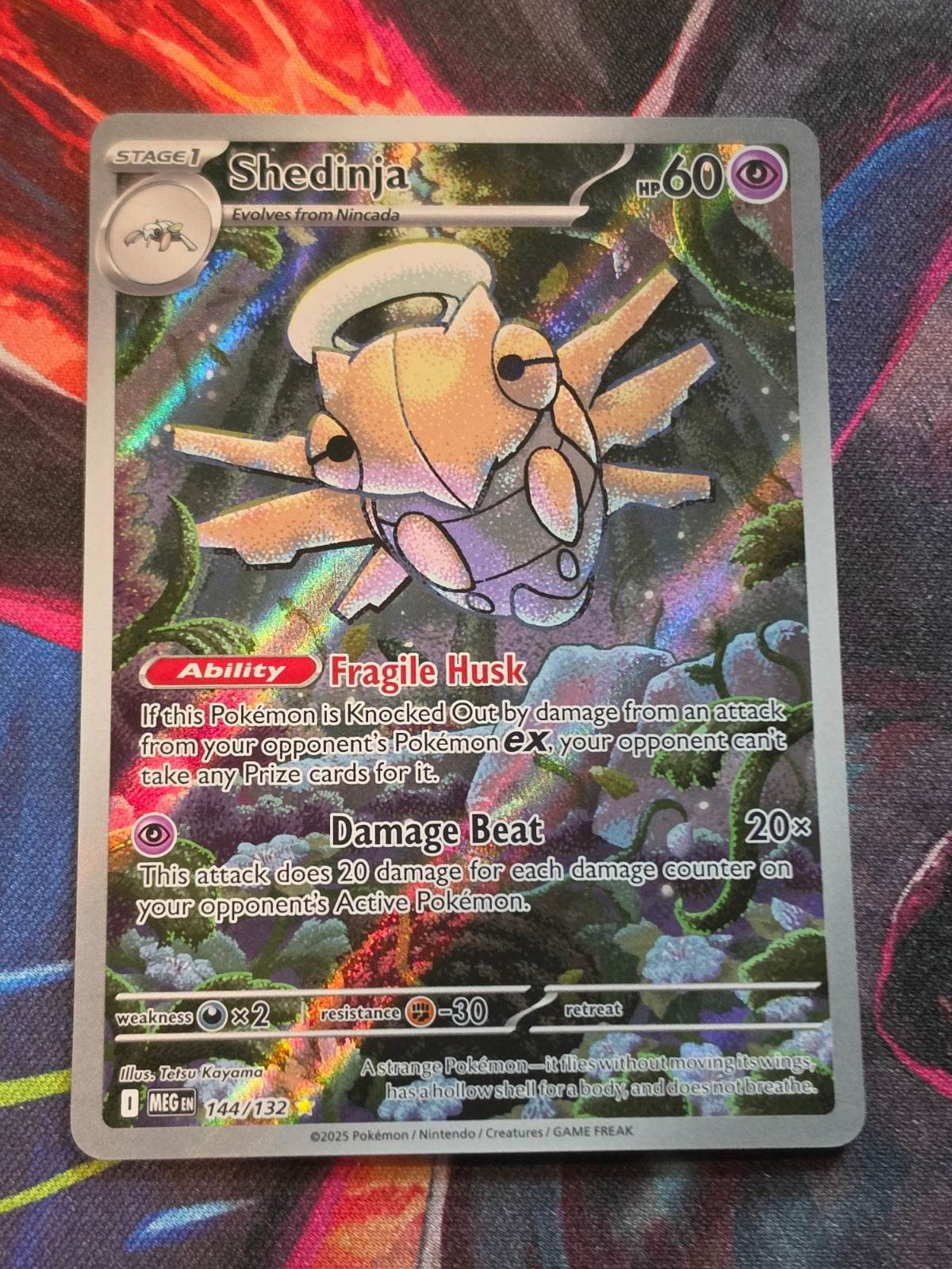 Shedinja Illustration Rare ME01: Mega Evolution 144/132 NM Pokemon