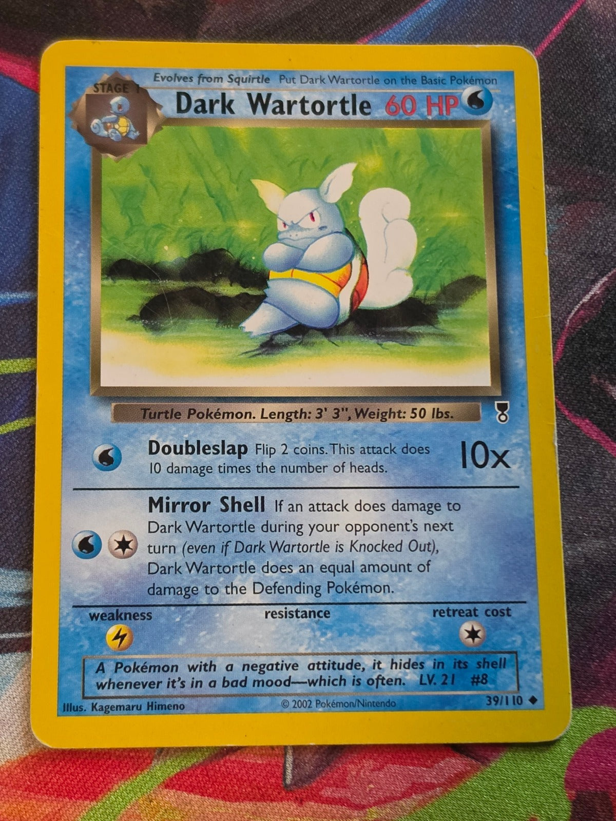 Dark Wartortle Uncommon Legendary Collection 039/110 MP Pokemon