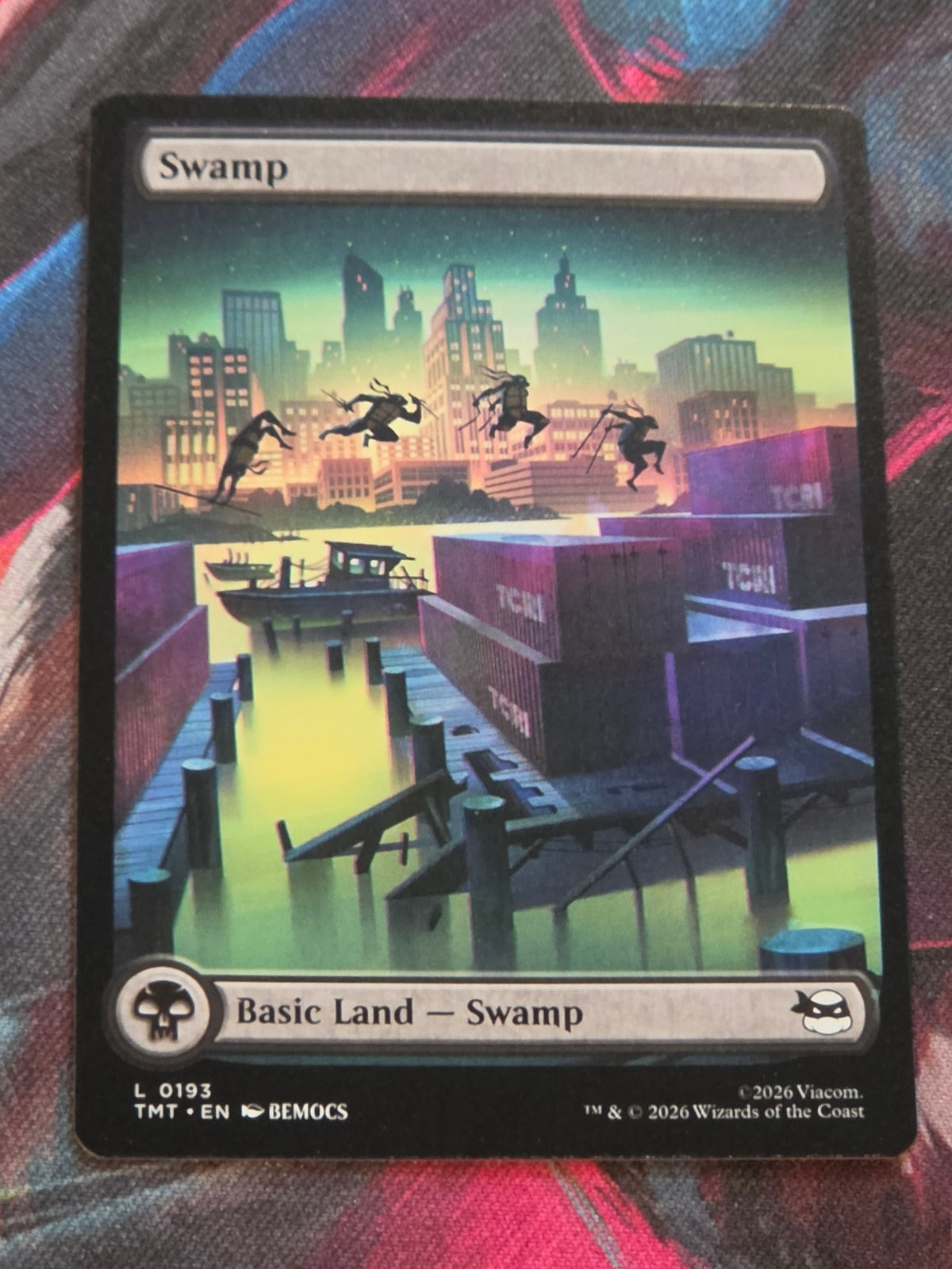 Swamp - 193 - Teenage Mutant Ninja Turtles - L - NM MTG