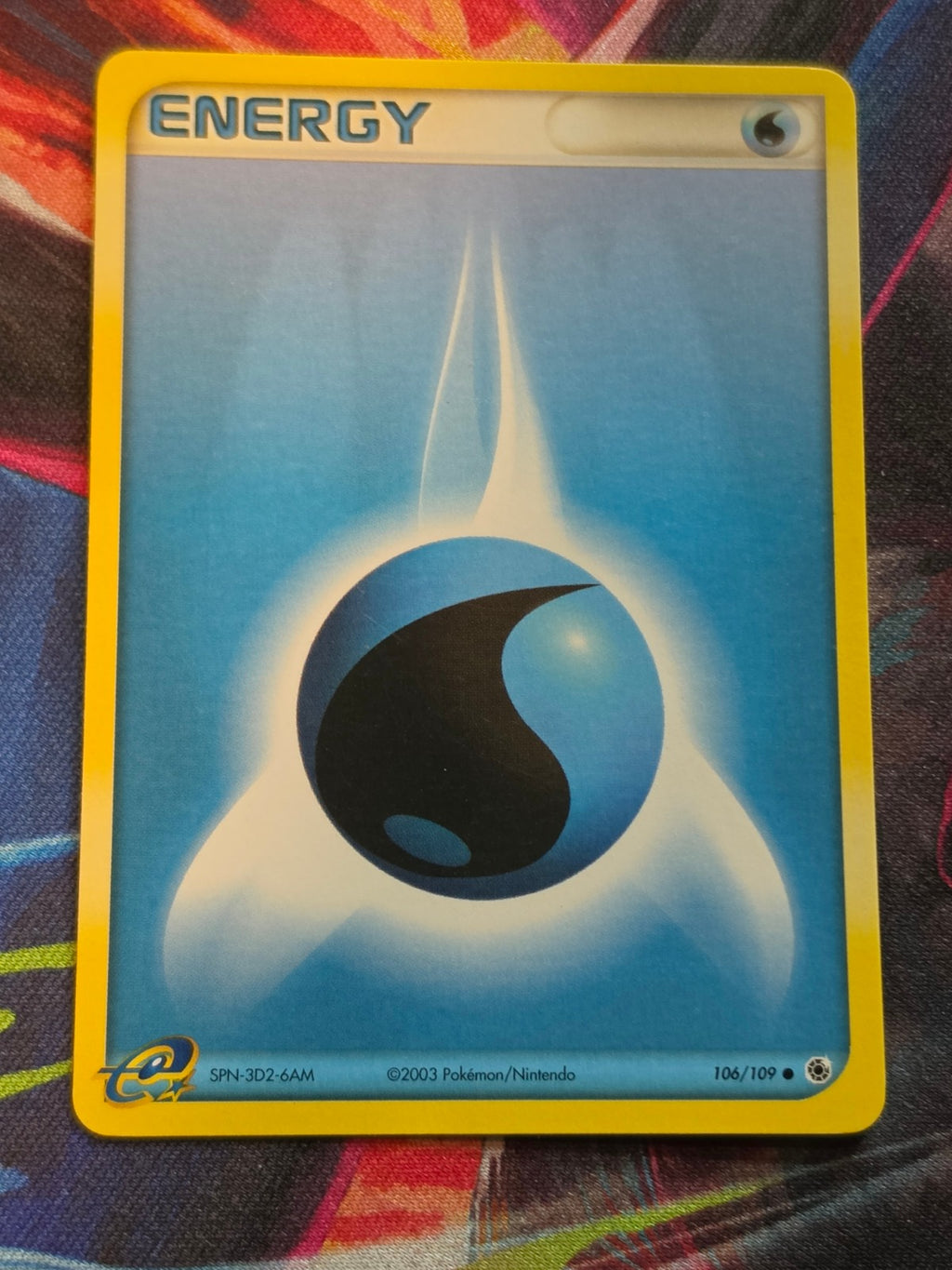 Water Energy - 106/109 - EX Ruby and Sapphire - Common - NM - Pokemon