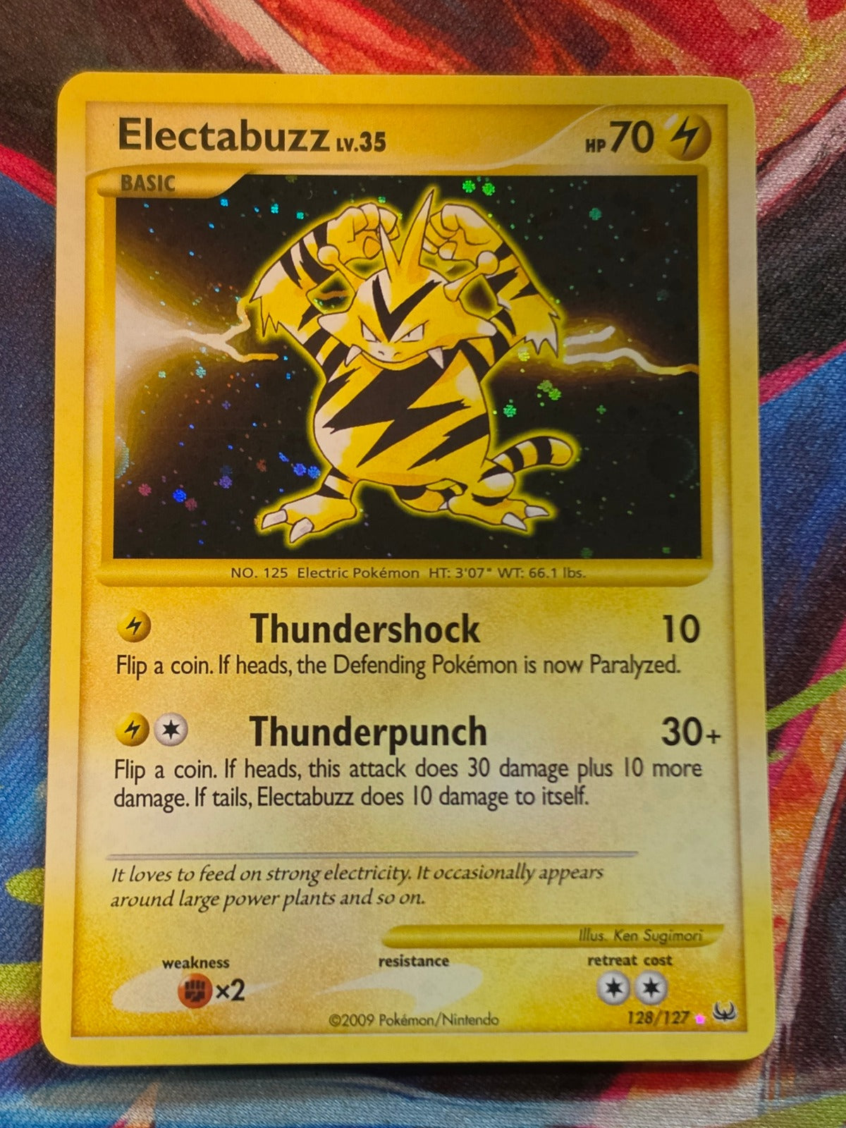 Electabuzz Secret Rare Platinum 128/127 NM Pokemon
