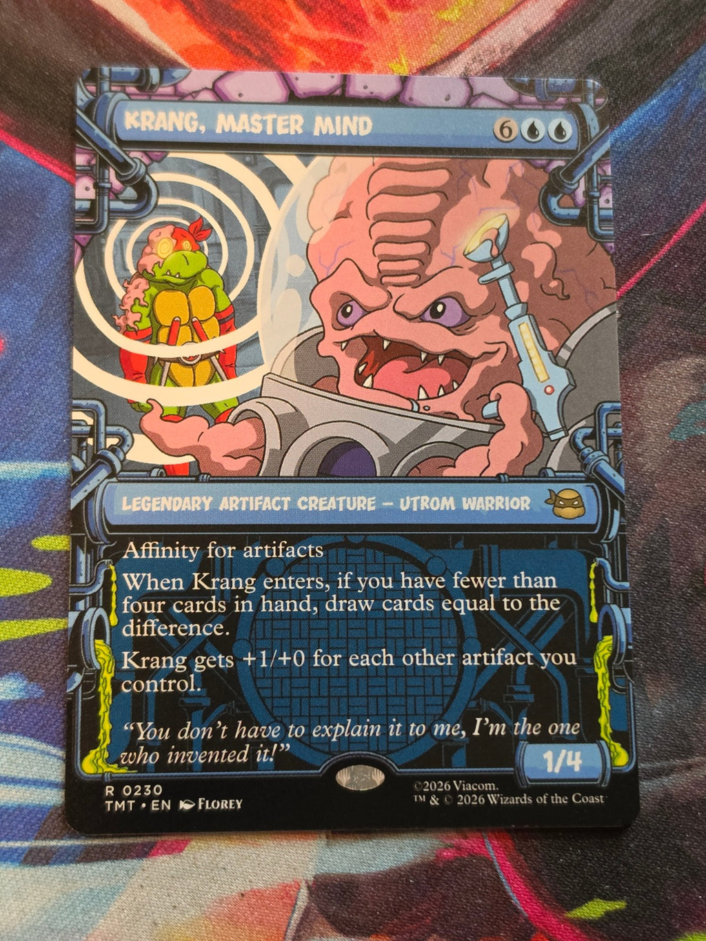 Krang, Master Mind (Showcase) - 230 - Teenage Mutant Ninja Turtles - R - NM - MTG