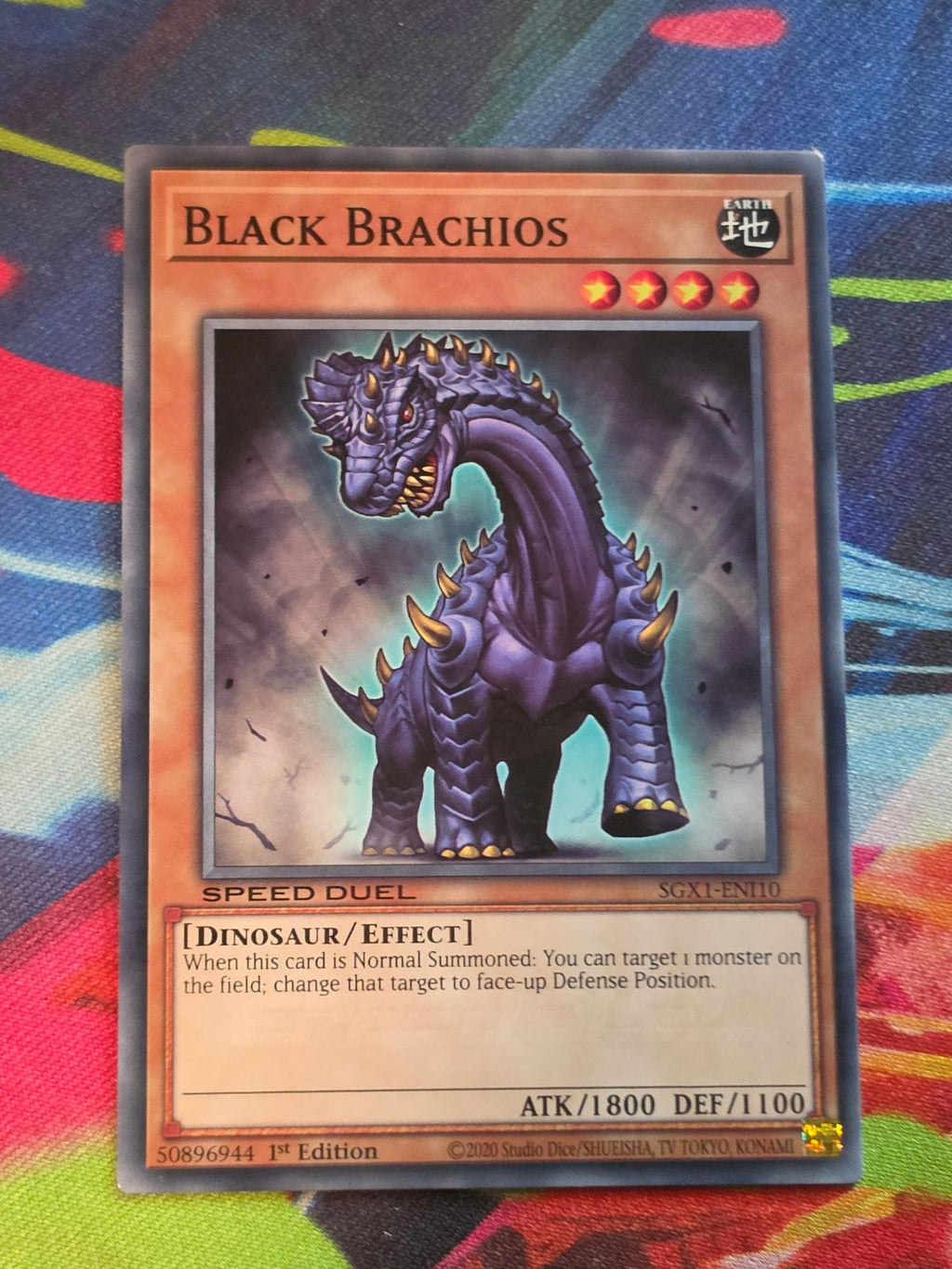Black Brachios Common Speed Duel GX: Duel Academy Box SGX1-ENI10 1st Edition LP Yu-Gi-Oh!