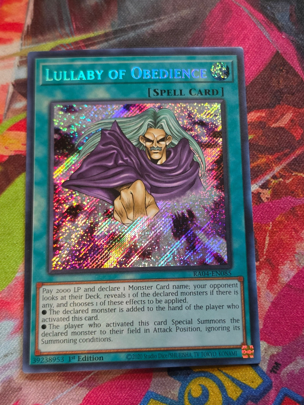 Lullaby of Obedience (Secret Rare) Secret Rare Quarter Century Stampede RA04-EN085 NM
