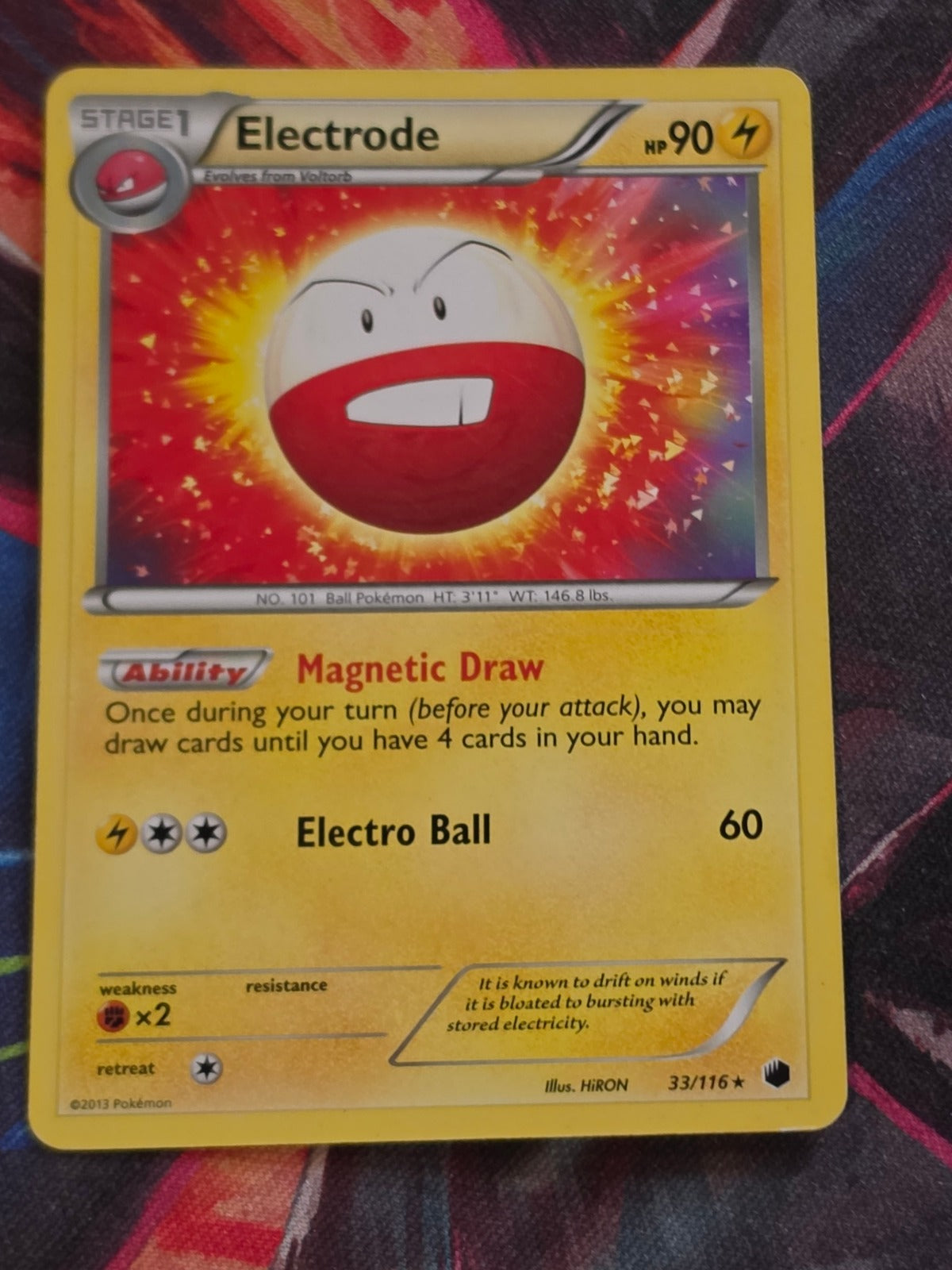 Electrode (BW Plasma Freeze) - 033/116 - Deck Exclusives - Rare - LP - Pokemon