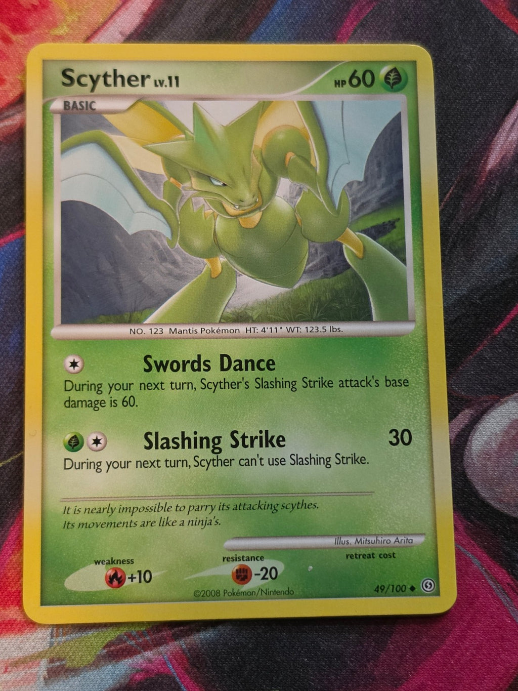 Scyther - 49/100 - Stormfront - Uncommon - NM - Pokemon