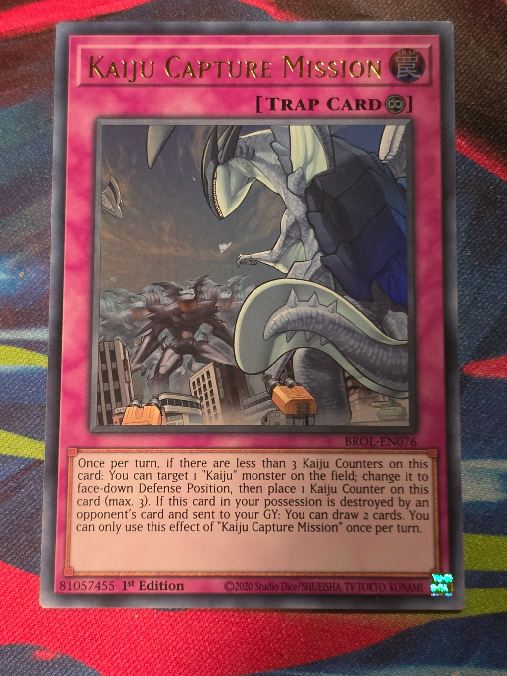 Kaiju Capture Mission Ultra Rare Brothers of Legend BROL-EN076 LP