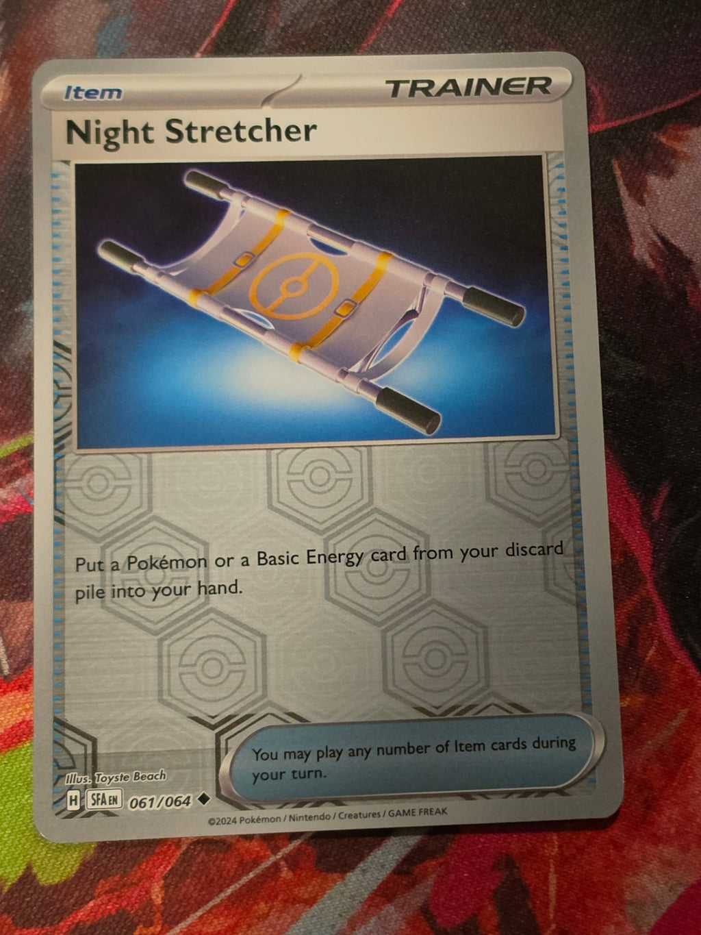 Night Stretcher Uncommon SV: Shrouded Fable 061/064 NM Pokemon
