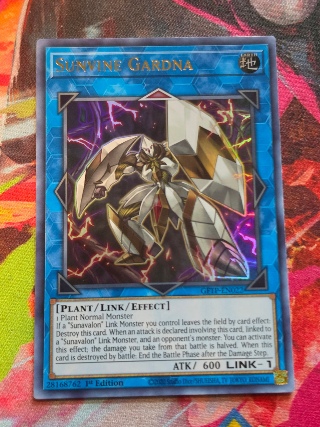Sunvine Gardna Ultra Rare Ghosts From the Past GFTP-EN022 1st Edition NM Yu-Gi-Oh!