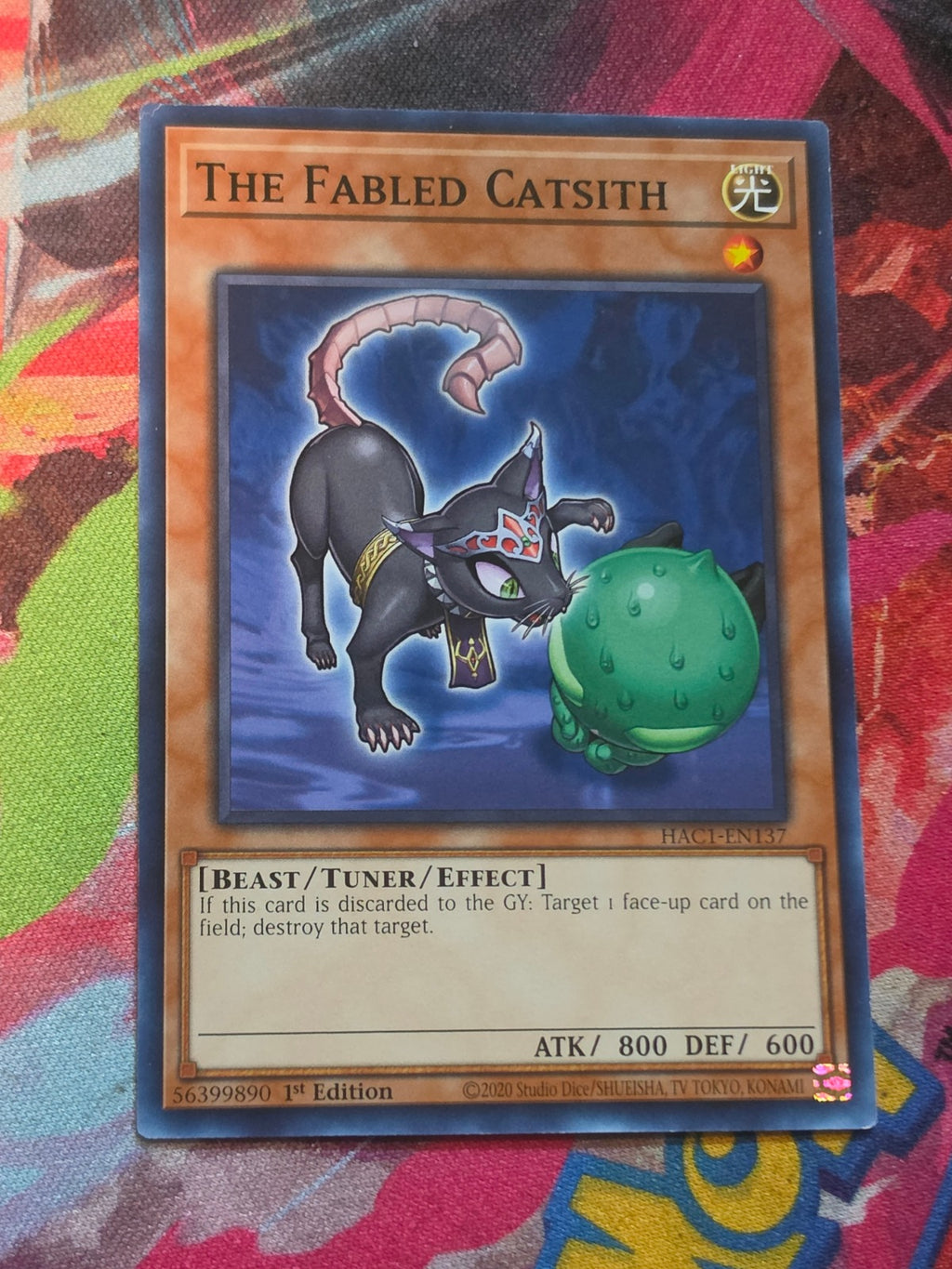 The Fabled Catsith Common Hidden Arsenal: Chapter 1 HAC1-EN137 LP
