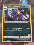 Galarian Obstagoon (Eevee Stamped) - SWSH193 - Battle Academy 2022 - Promo - LP Pokemon