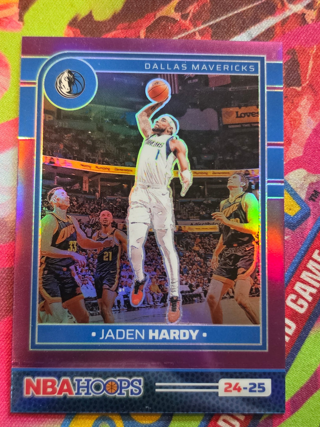 Jaden Hardy Hoops - Premium Prizms Purple 160 NM 049/249 Basketball