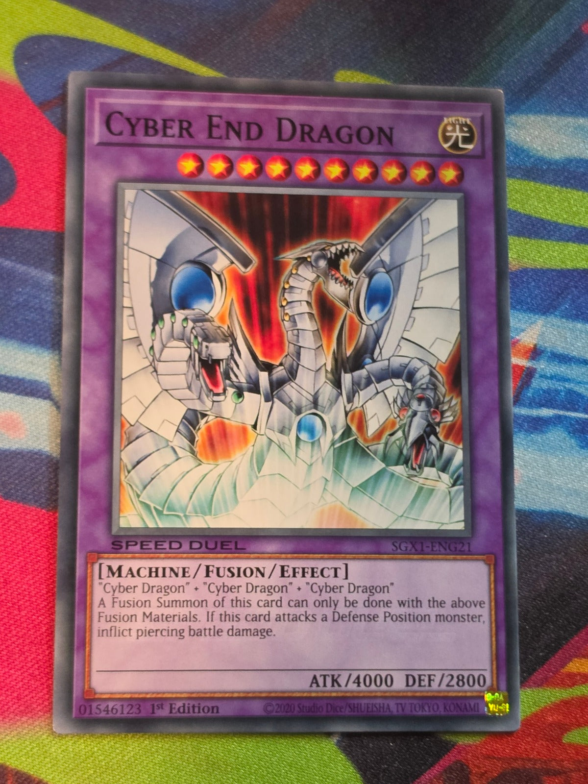 Cyber End Dragon Common Speed Duel GX: Duel Academy Box SGX1-ENG21 1st Edition LP Yu-Gi-Oh!