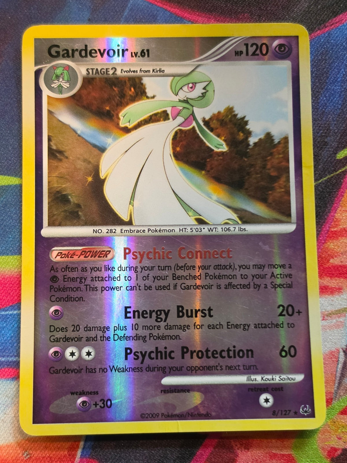 Gardevoir Holo Rare Reverse Holo Platinum 8/127 MP Pokemon