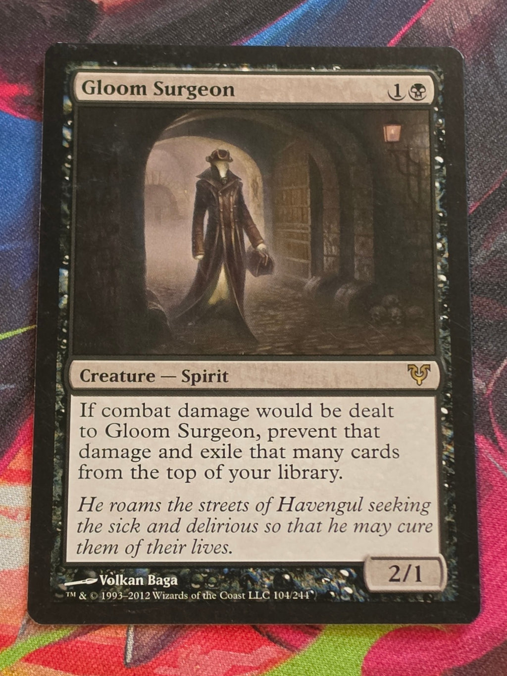 Gloom Surgeon - 104 - Avacyn Restored - Rare - LP - MTG