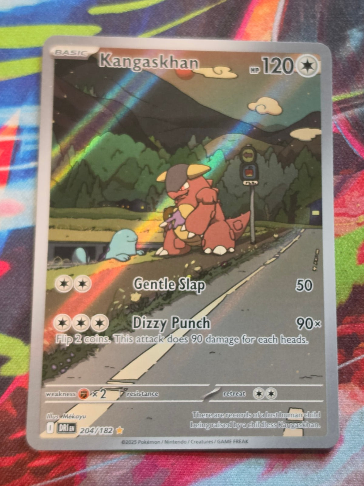 Kangaskhan Illustration Rare SV10: Destined Rivals 204/182 NM Pokemon