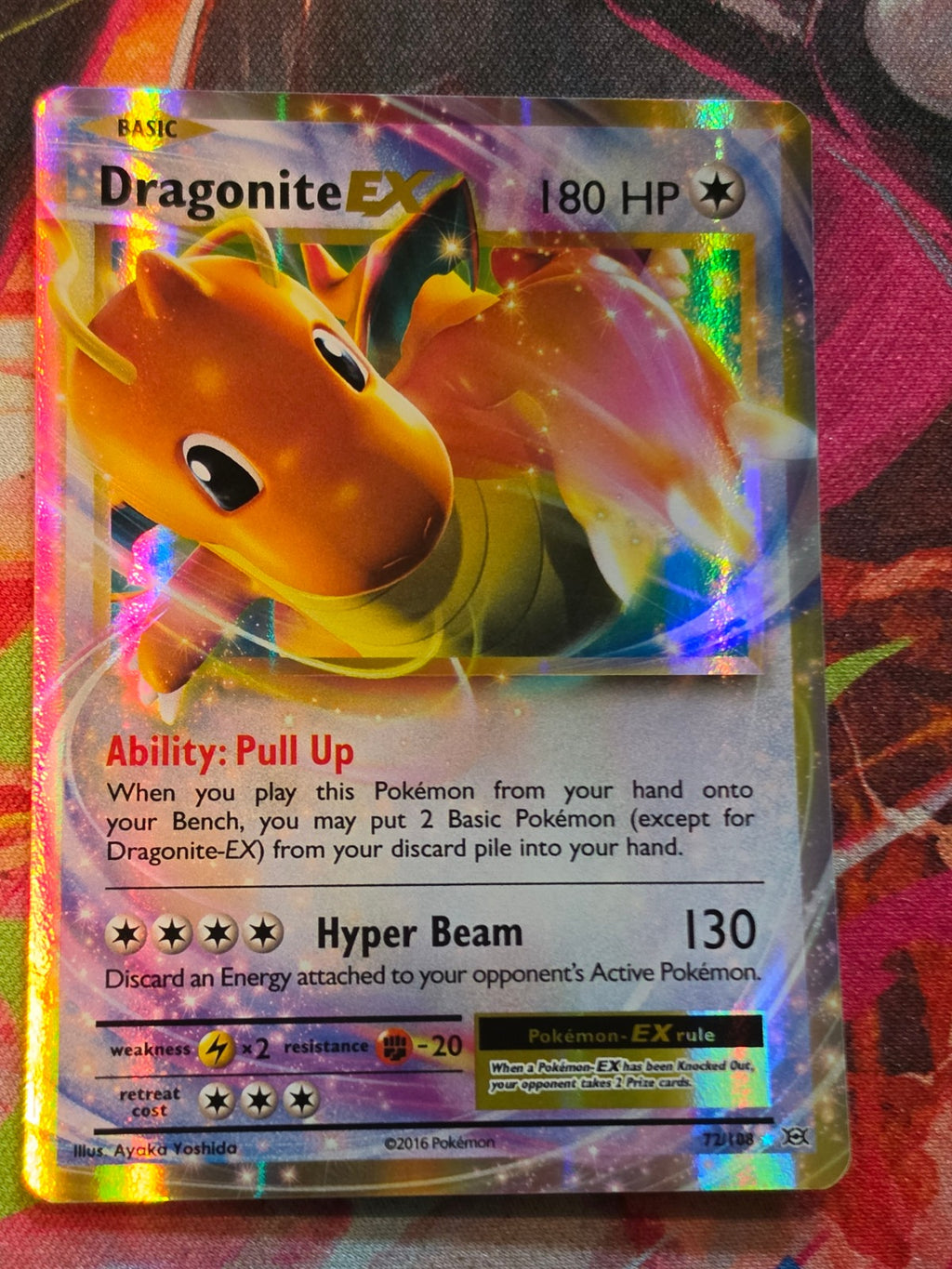 Dragonite EX Ultra Rare XY - Evolutions 72/108 NM Pokemon