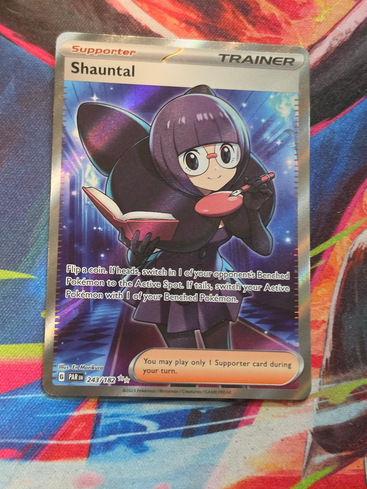 Shauntal Ultra Rare SV04: Paradox Rift 243/182 NM Pokemon